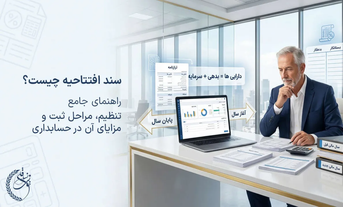 سند افتتاحیه چیست؟ راهنمای جامع تنظیم، مراحل ثبت و مزایای آن در حسابداری